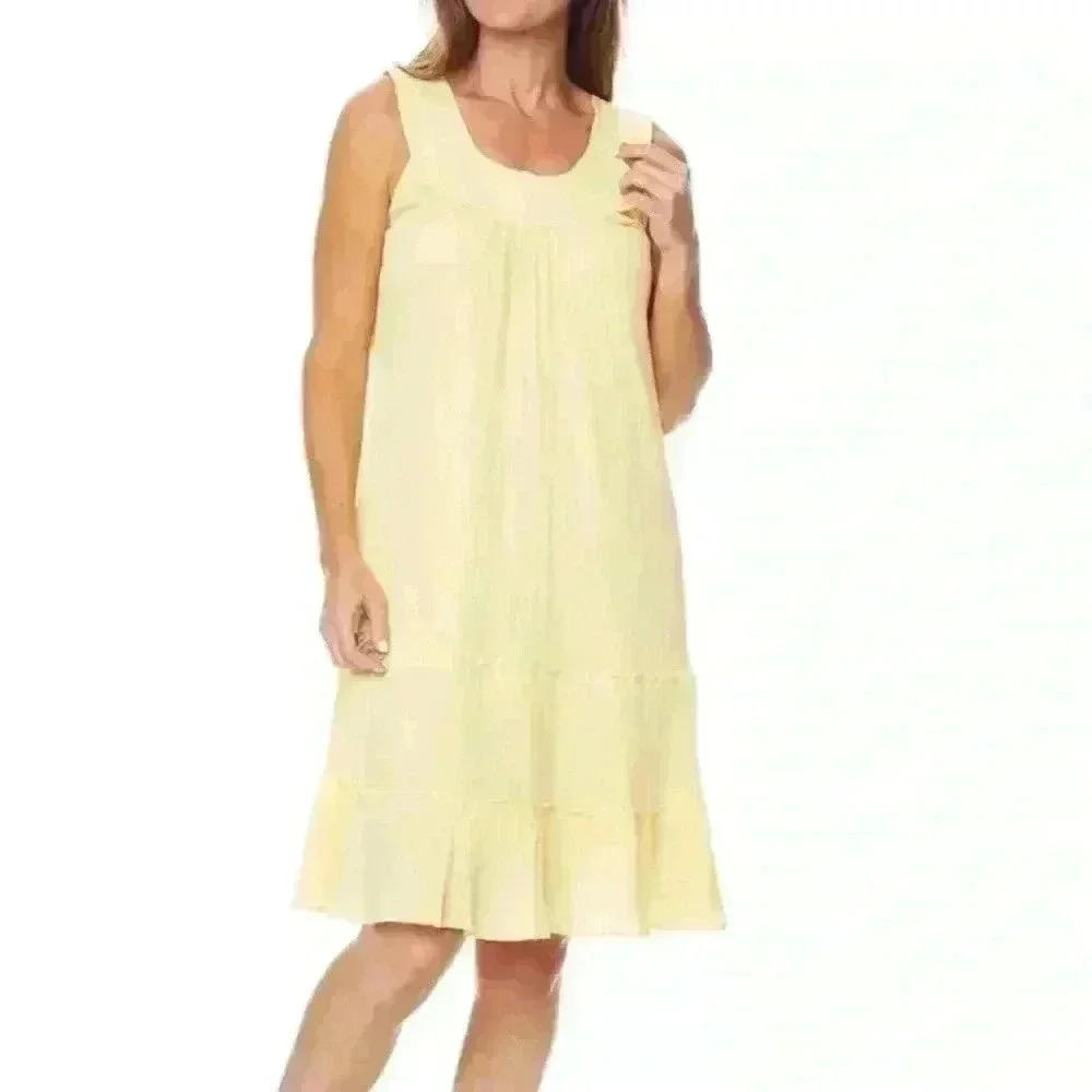 Anthony Richard’s 100% cotton Yellow Sundress: XL